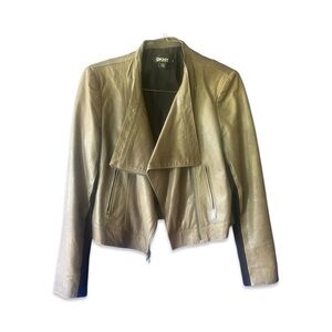 DKNY Lamb’s Leather Jacket